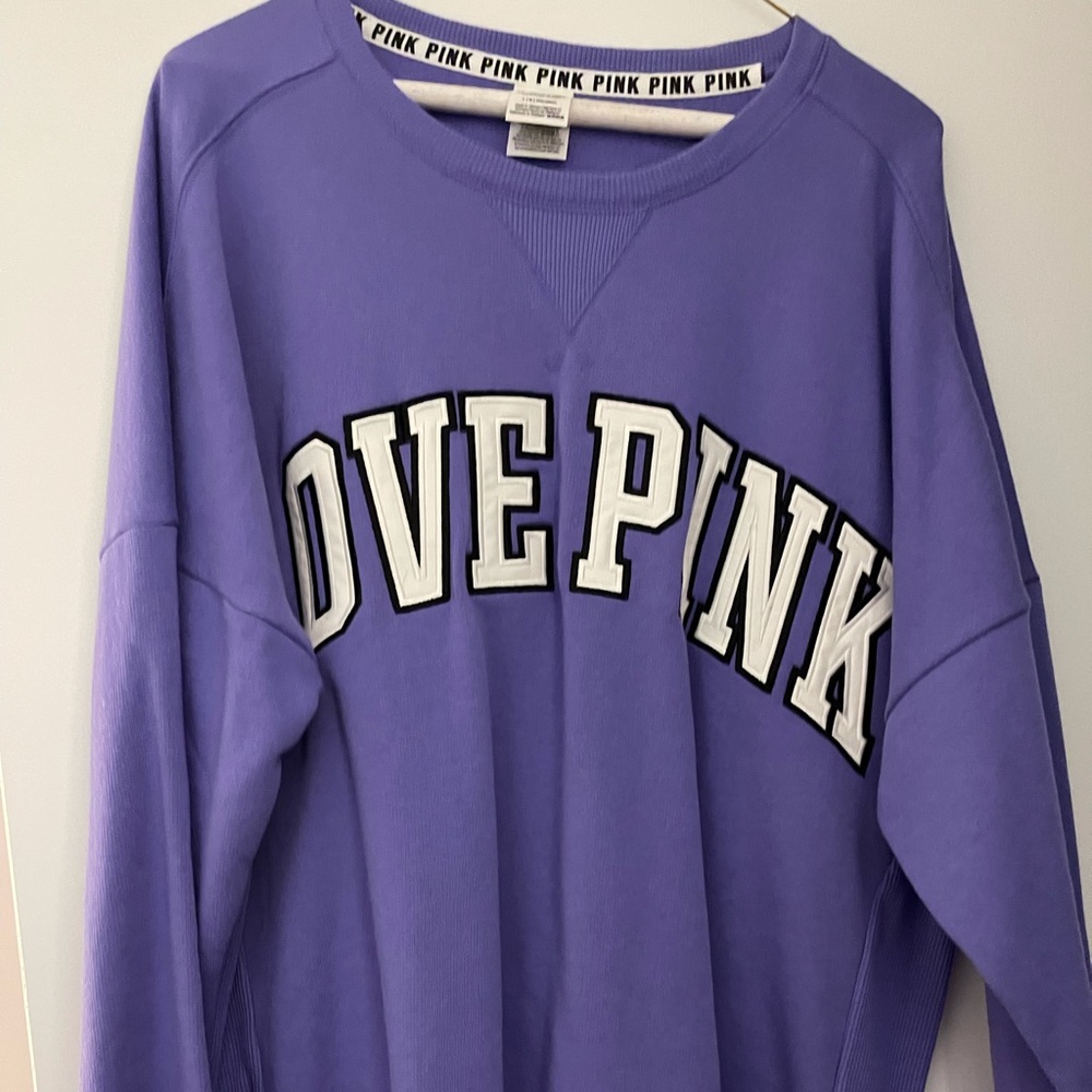 Pink crew neck